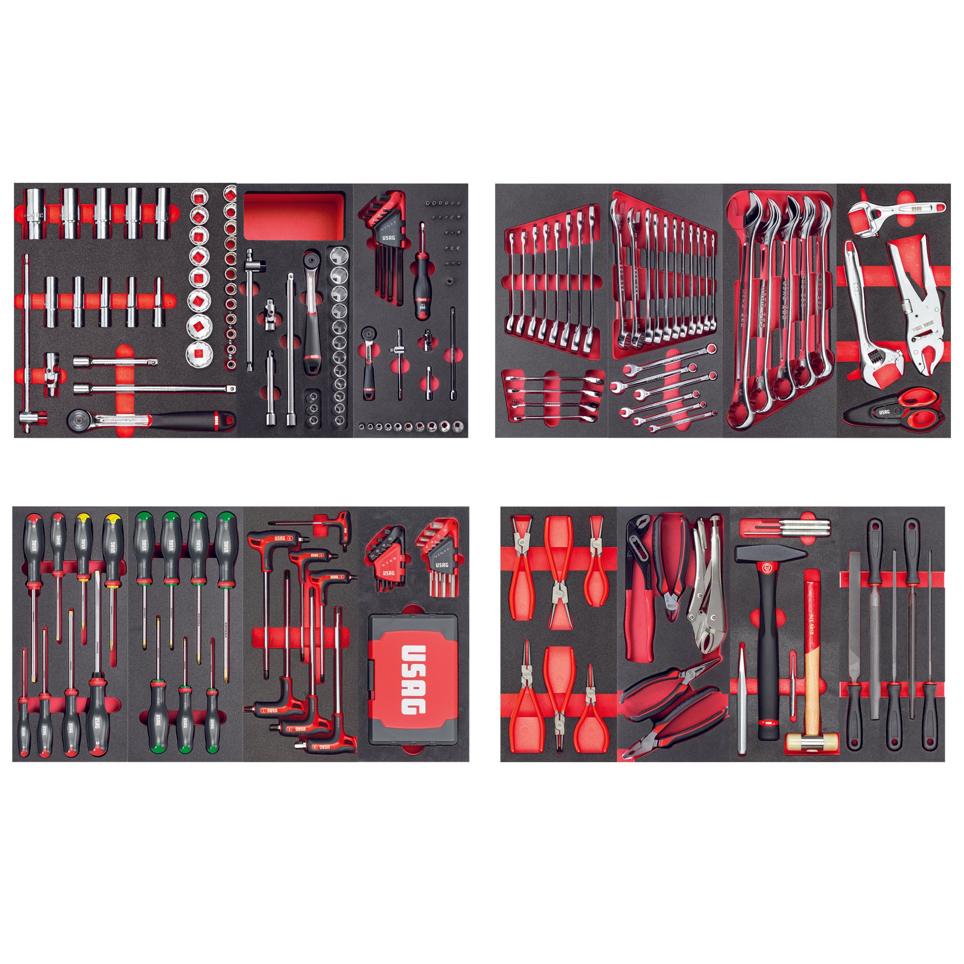 495 MC - Assortiment de maintenance (300 pcs) - 4 tiroirs - Usag - U04950632 495 MC - Assortiment de maintenance (300 pcs) - 4 tiroirs - Usag - U04950632